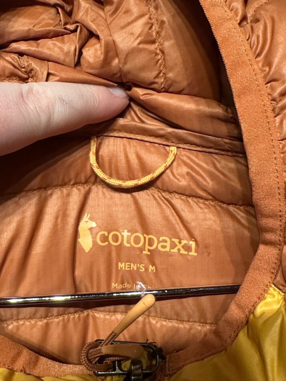 🔥 Cotopaxi Fuego Hooded Jacket | Men's Medium | Orange & Blue - Picture 6 of 6